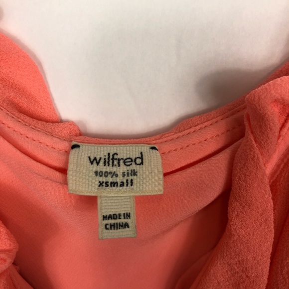 Aritzia’s Wilfred 100% Silk Emmanuel Dress Sz XS - Picture 5 of 9